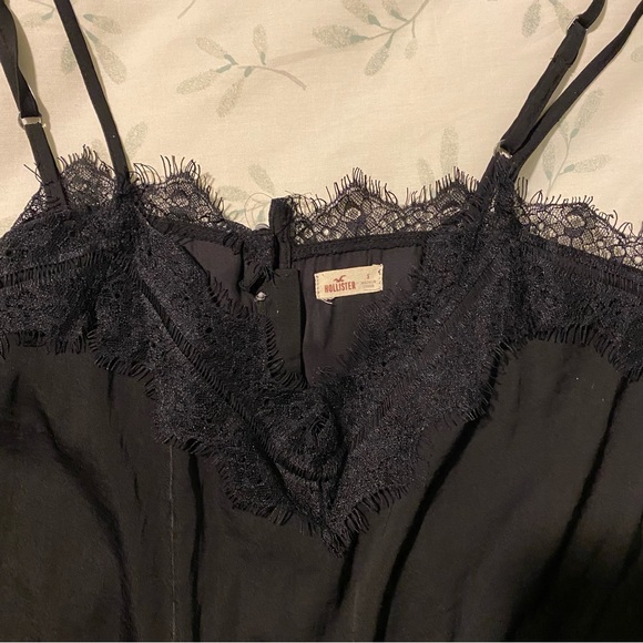 black satin tank top - Picture 3 of 6